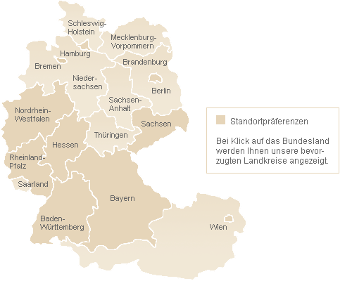 Standortpr&auml;ferenzen